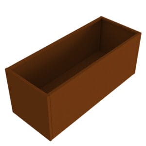 Rektangulære højbede - H:60 cm og B:60 cm